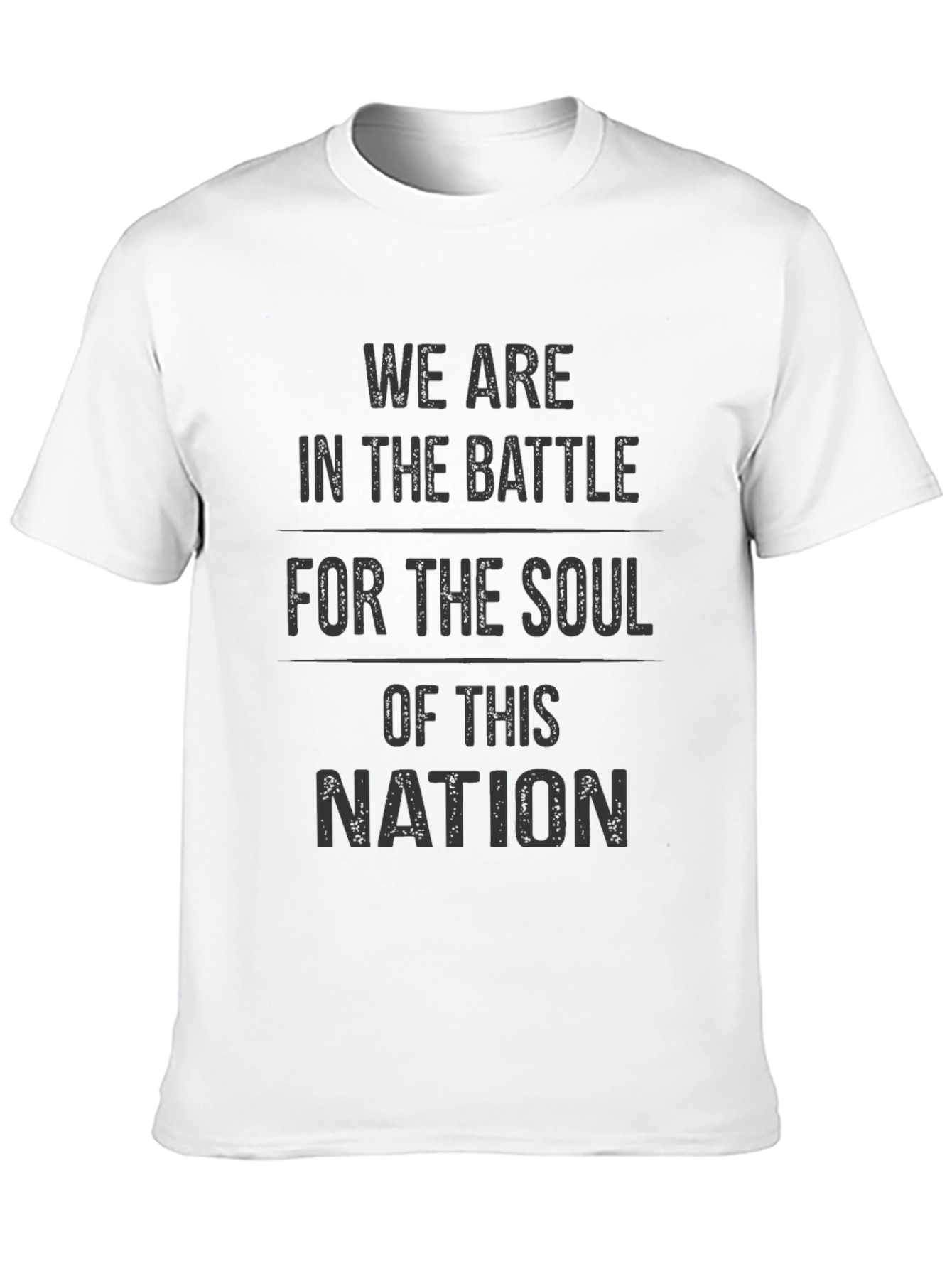Black Battle for the Soul Tee - Bold Statement T-Shirt view 10