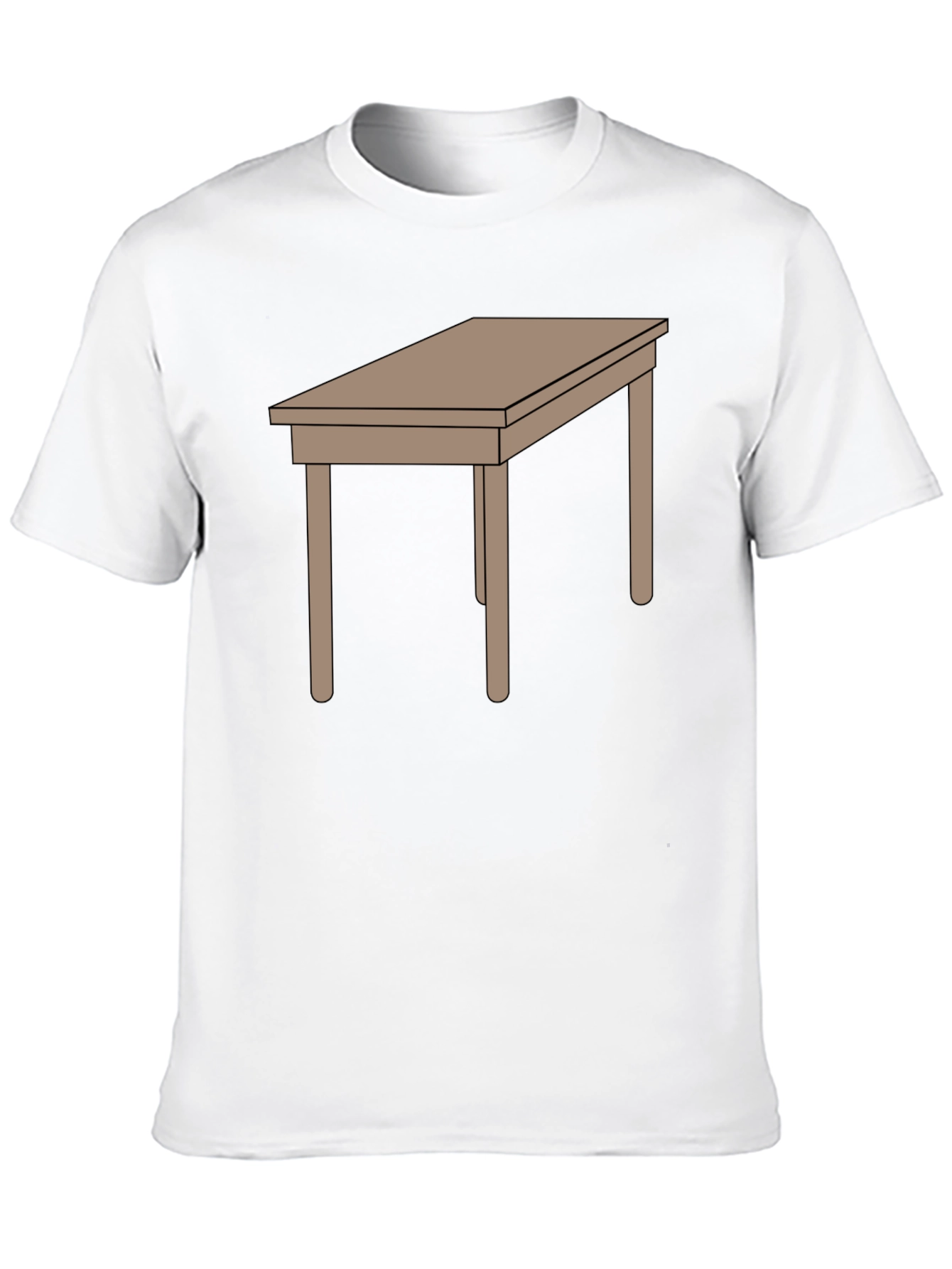 Black Table Graphic Tee - Stylish Comfort, Unique Design view 10