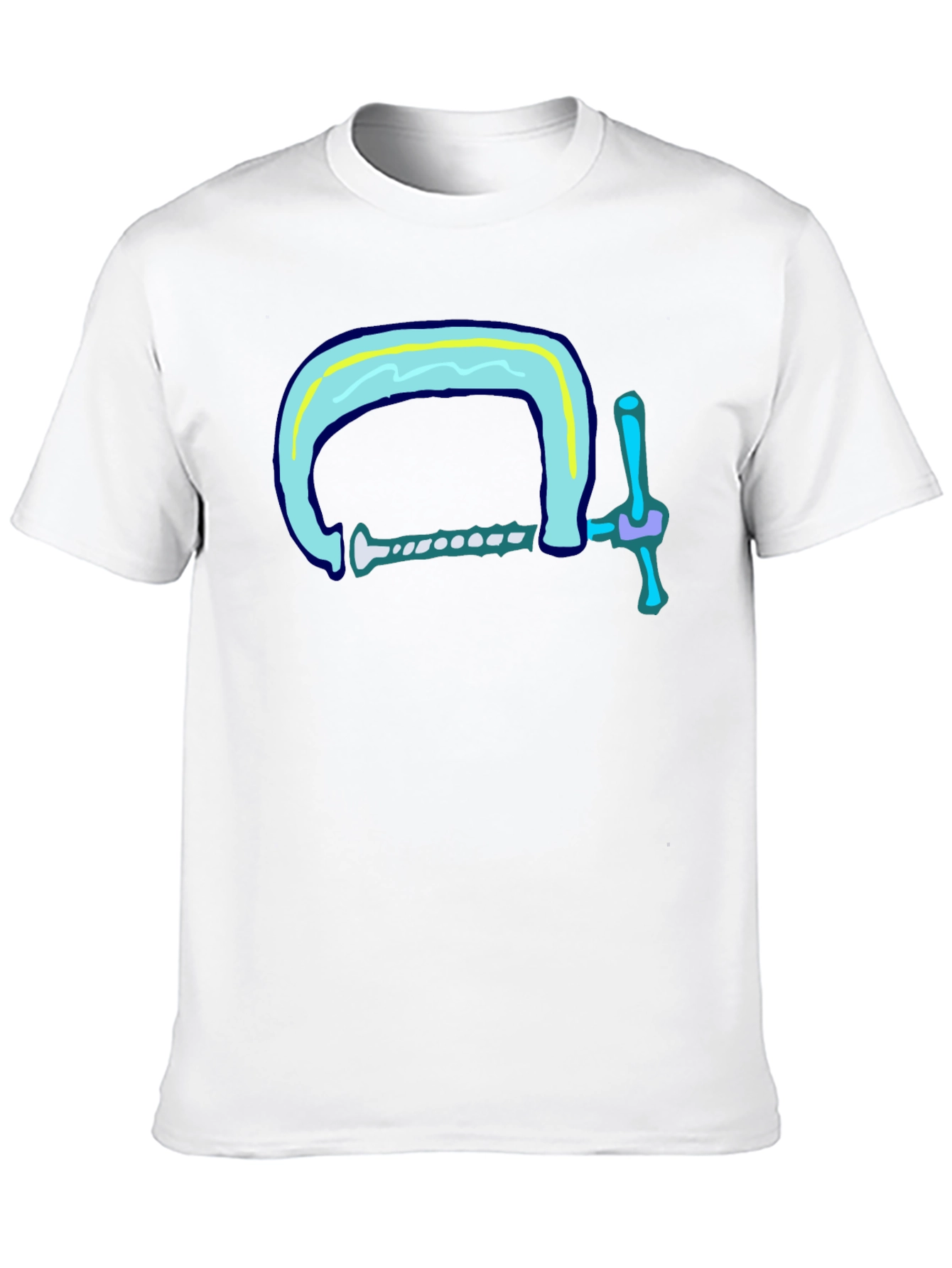 Black Clamp Graphic Tee - Cool & Comfy Black T-Shirt view 10