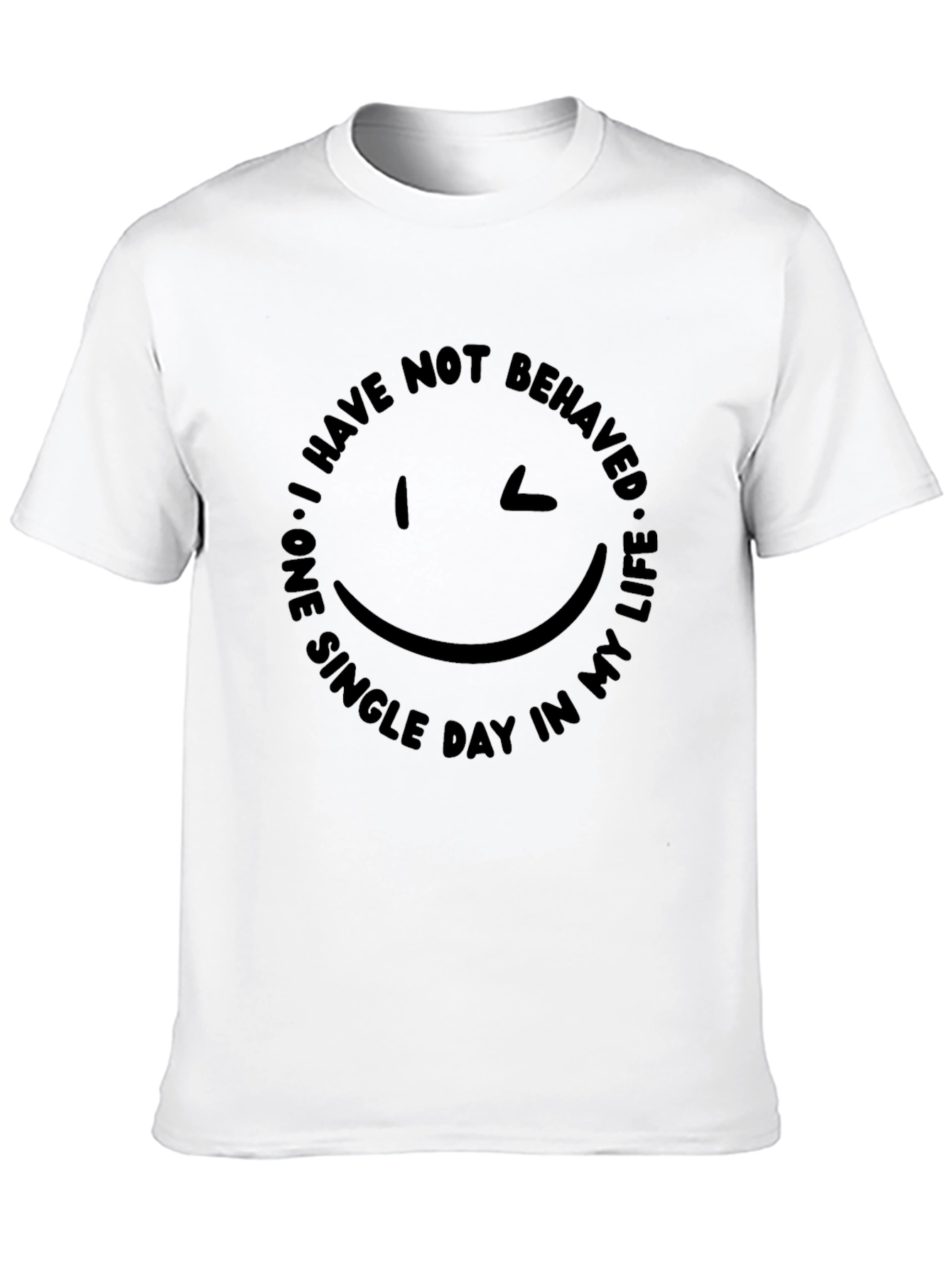 Black Black "I Have Not Behaved" Graphic Tee view 10