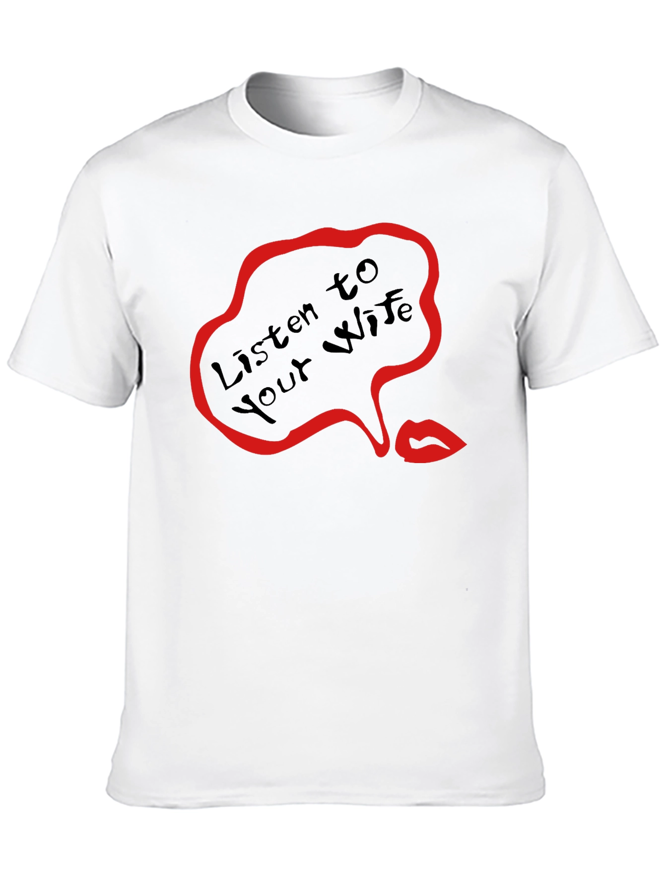 Black Listen to Your Wife Graphic Tee view 10