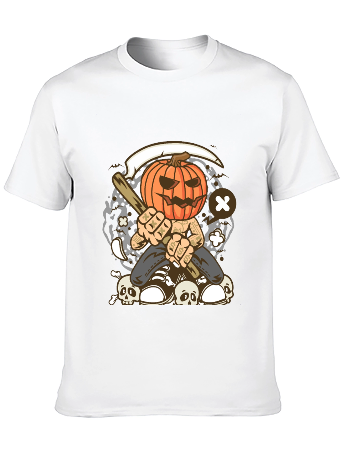 Pumpkin Head Halloween T-Shirt - 10