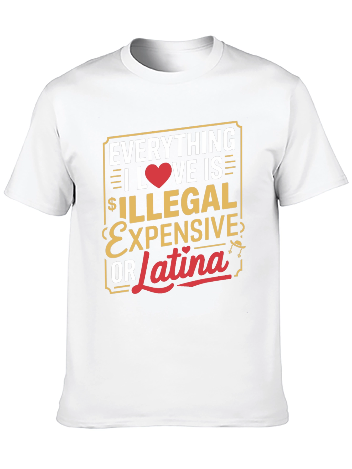 Black Everything I Love T-Shirt view 10