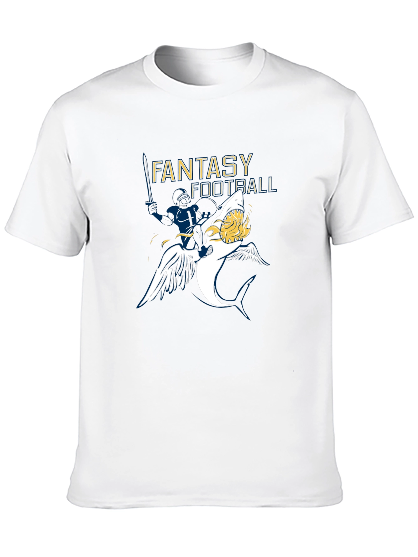 Black Fantasy Football Graphic Tee view 10