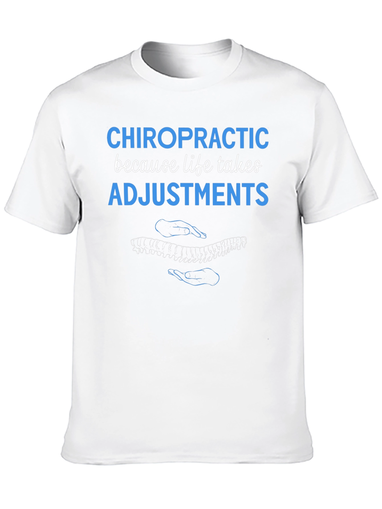 Black Chiropractic Adjustment T-Shirt view 10