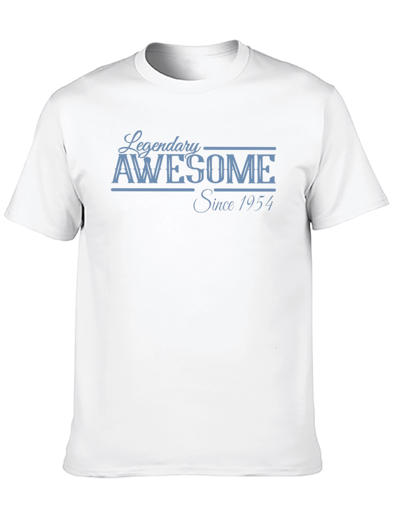 Black Legendary Awesome Since 1954 Black T-Shirt view 10
