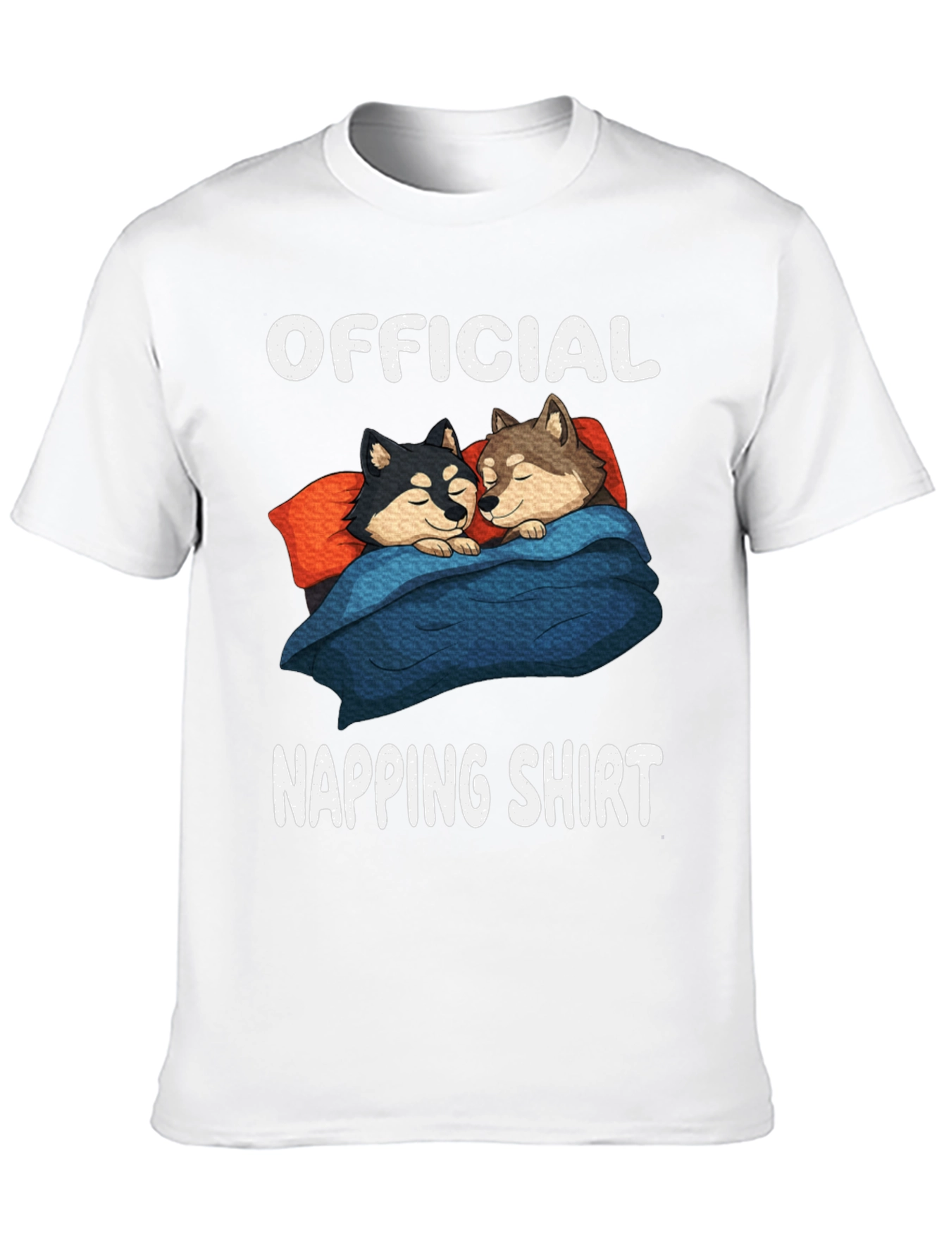 Black Official Napping Shirt - Sleeping Dogs Graphic Tee view 10