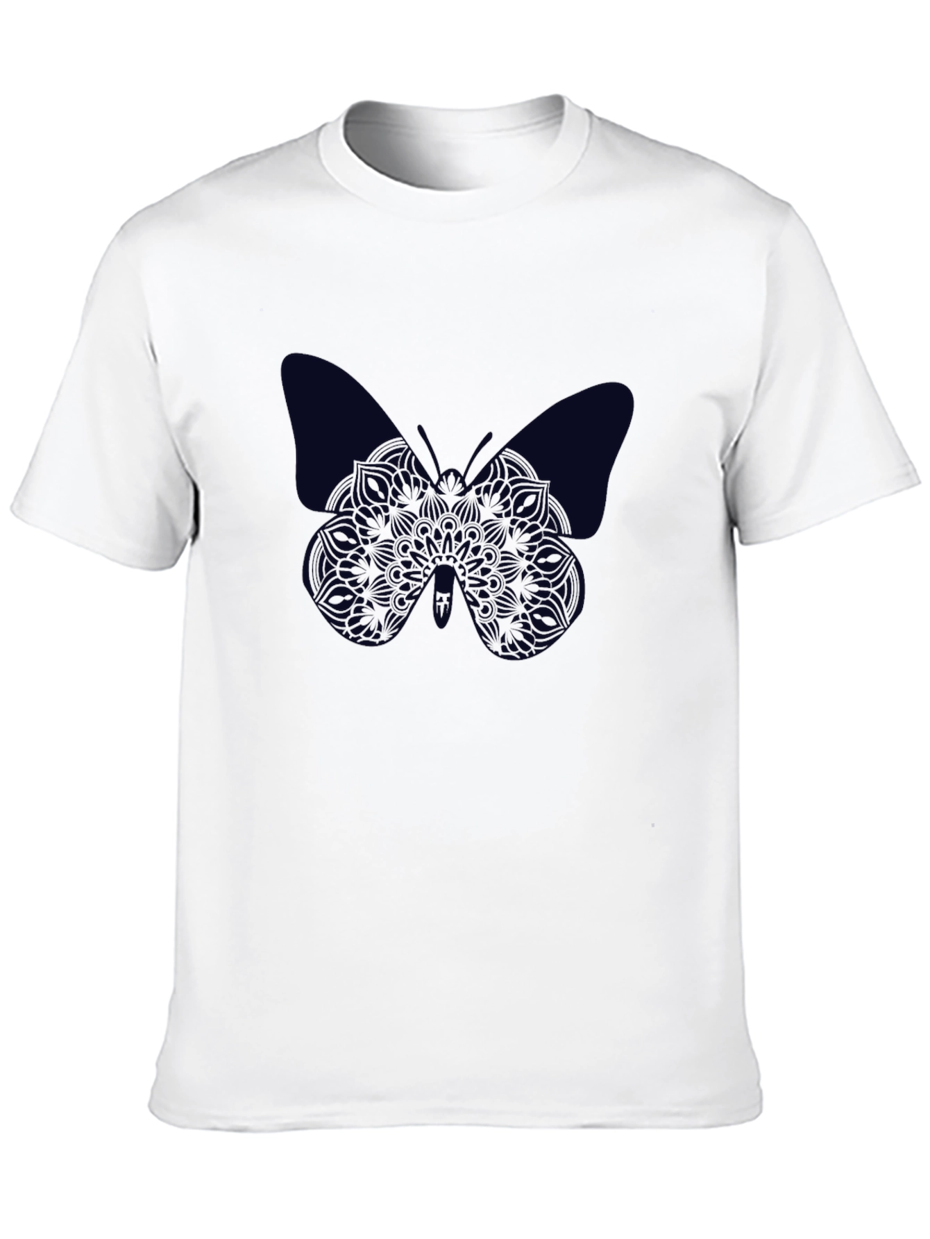 Black Butterfly Graphic Black T-Shirt view 10
