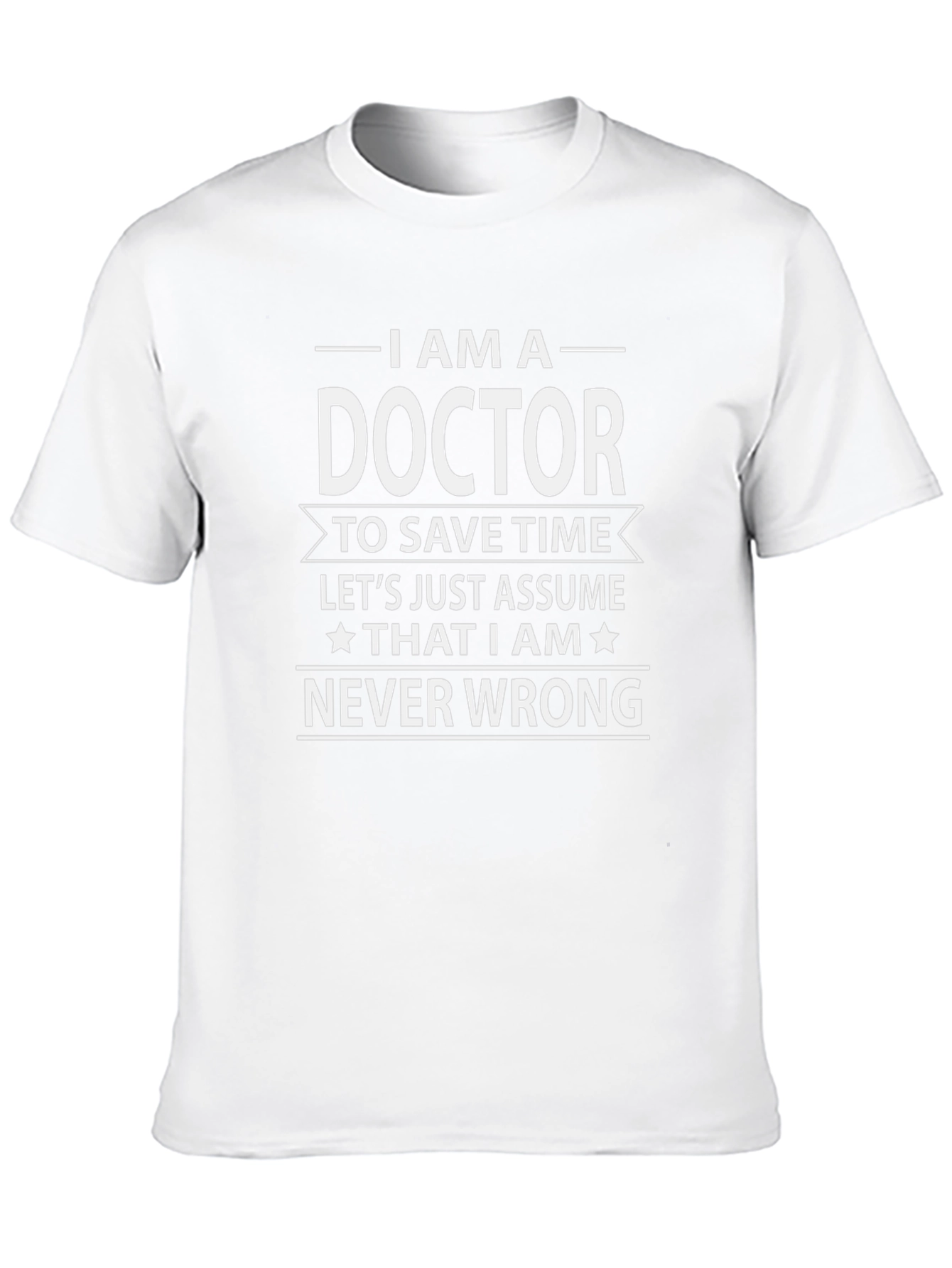 Black I Am A Doctor T-Shirt - Funny Medical Professional Tee view 10