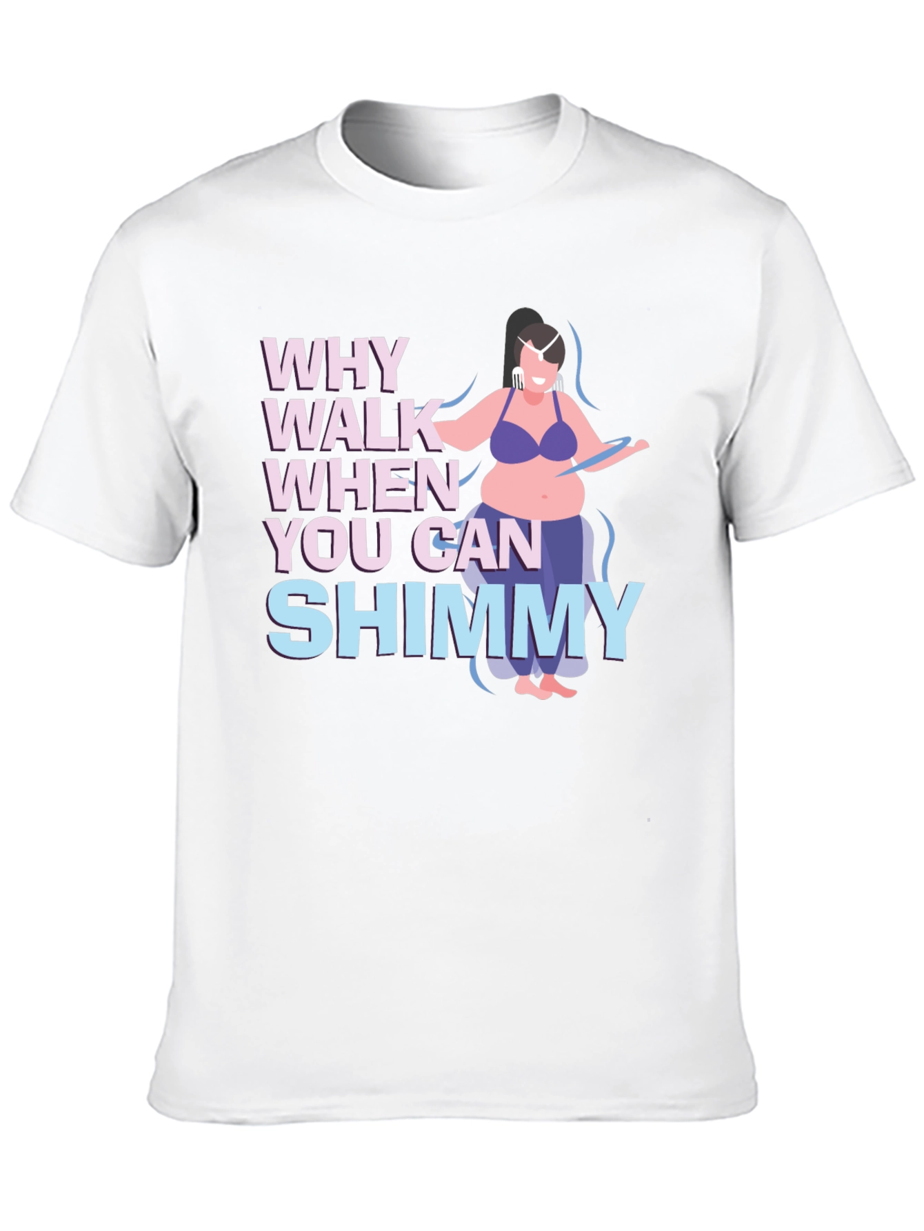 Black Shimmy Dance T-Shirt - Why Walk When You Can Shimmy view 10