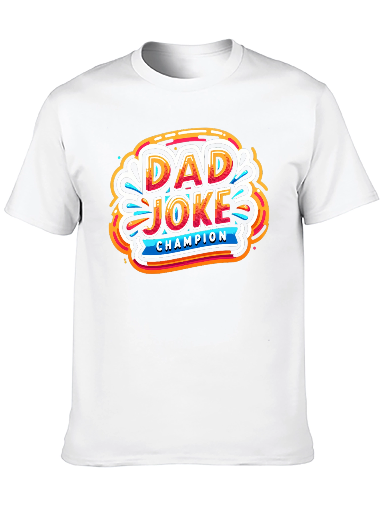 Black Dad Joke Champion Graphic T-Shirt view 10