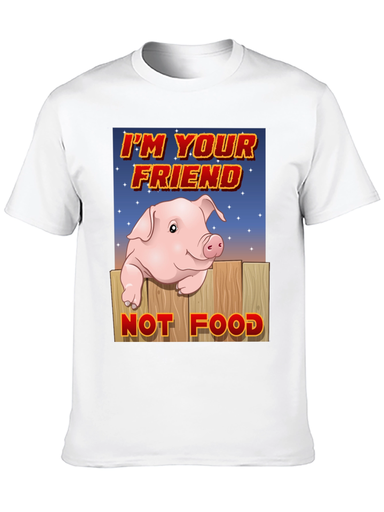 Black Pig Friend T-Shirt: Animal Rights Vegan Tee view 10