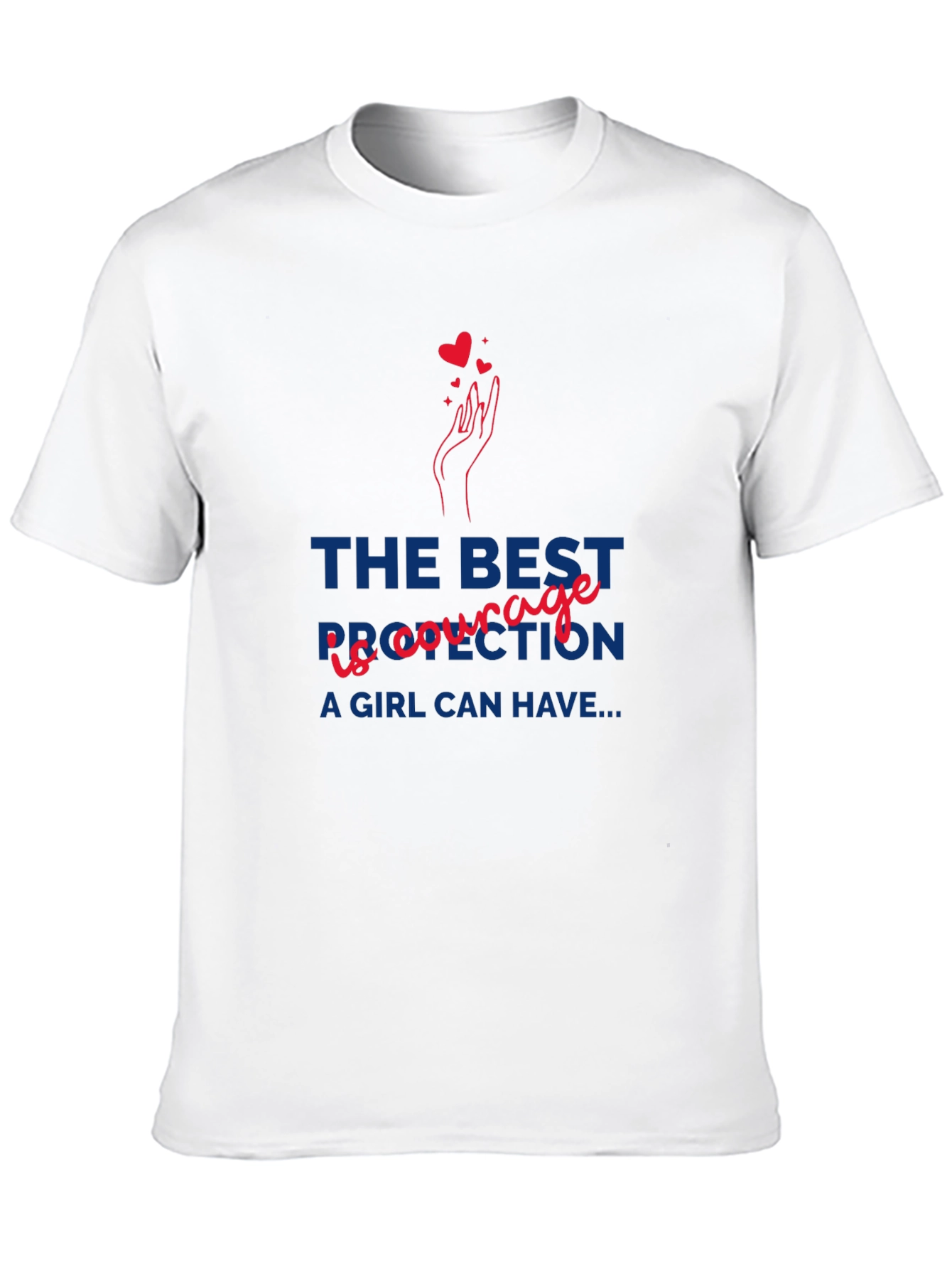 Black Courage Graphic Tee - Empowering Women's T-Shirt view 10