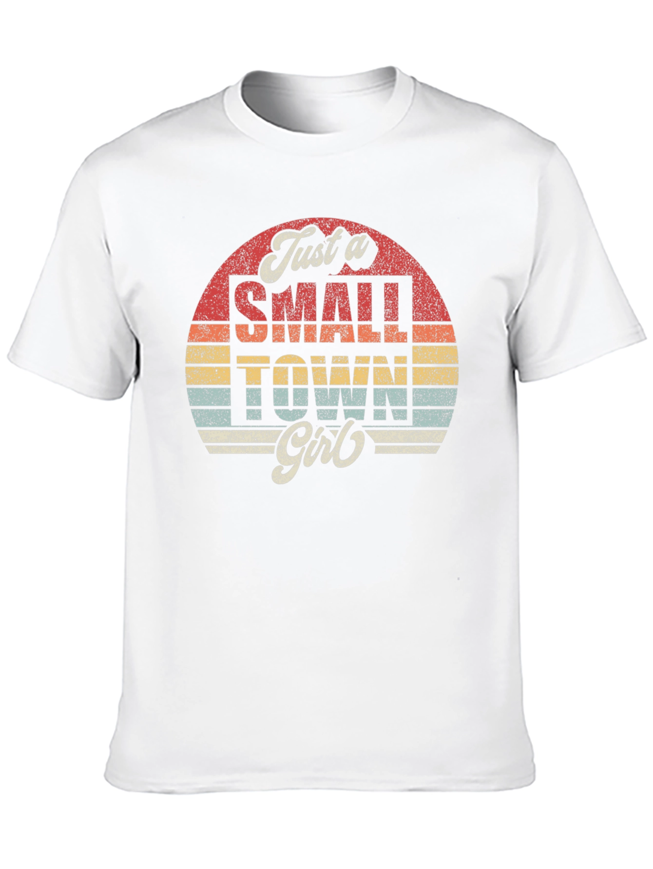 Black Retro "Small Town Girl" Graphic Tee view 10