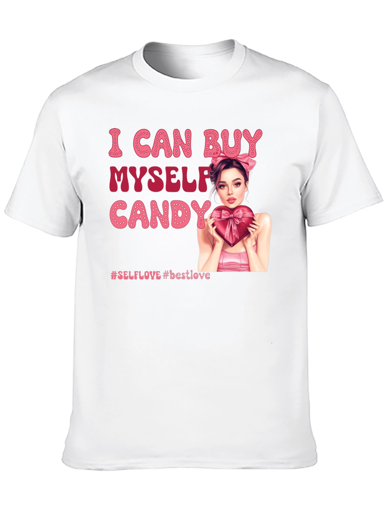 Black I Can Buy Myself Candy Graphic Tee view 10