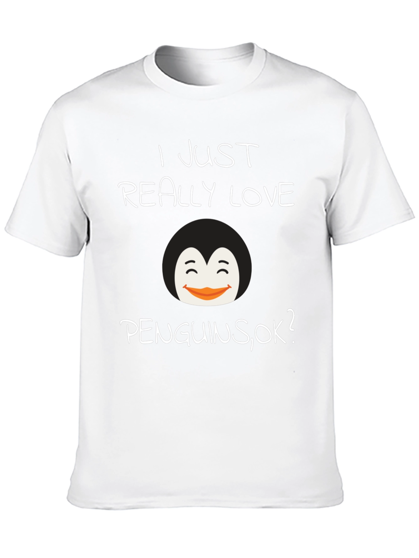 Black Penguin Lover T-Shirt - Cute Graphic Tee view 10