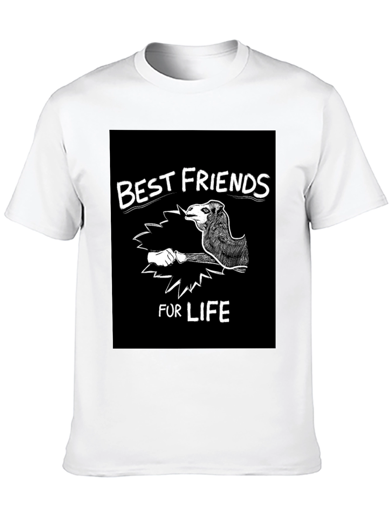 Black Best Friends for Life T-Shirt view 10