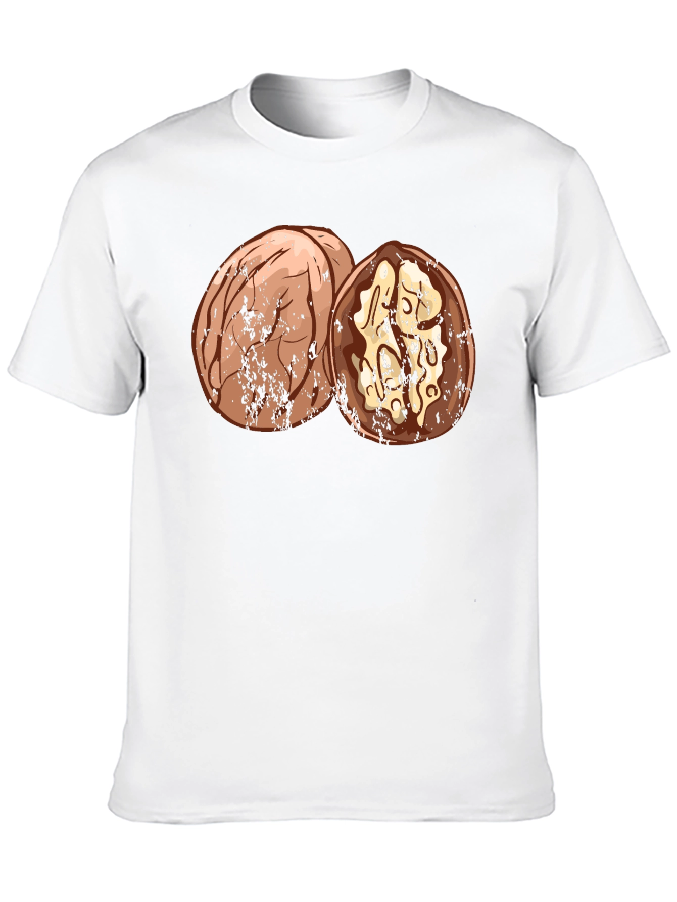 Black Nut Graphic Tee - Black Casual T-Shirt view 10