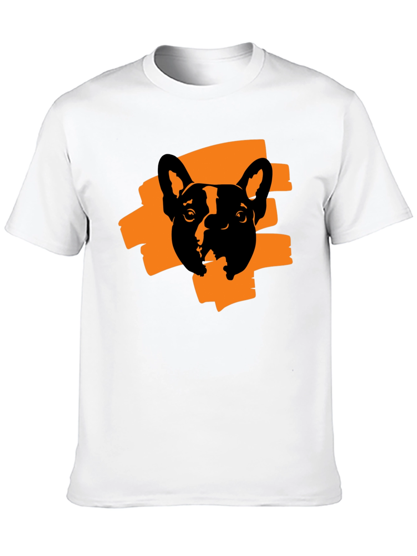 Black Cool Dog Graphic Print T-Shirt view 10