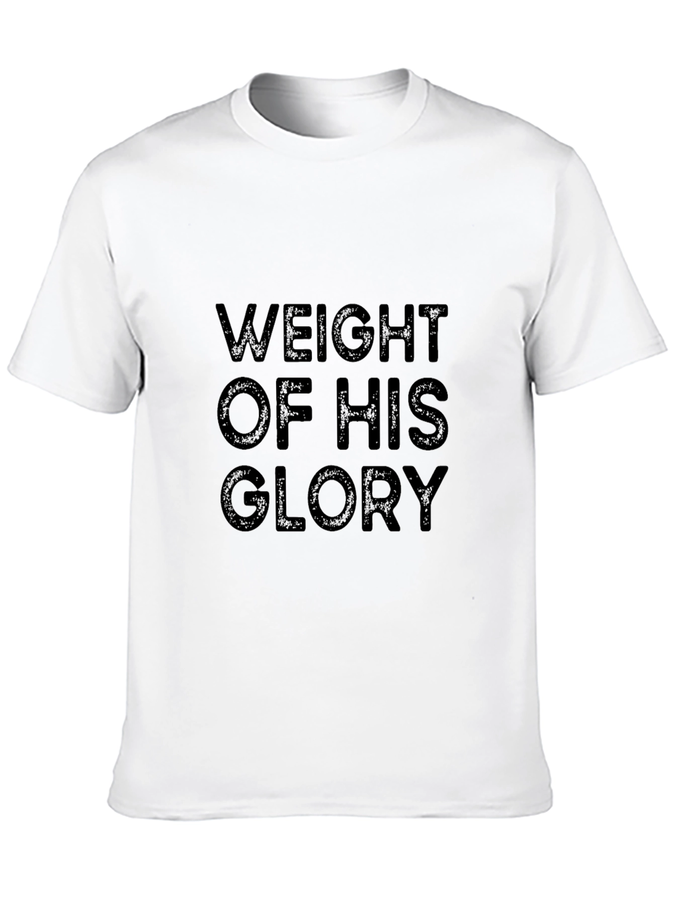 Black Weight of His Glory Graphic Tee view 10