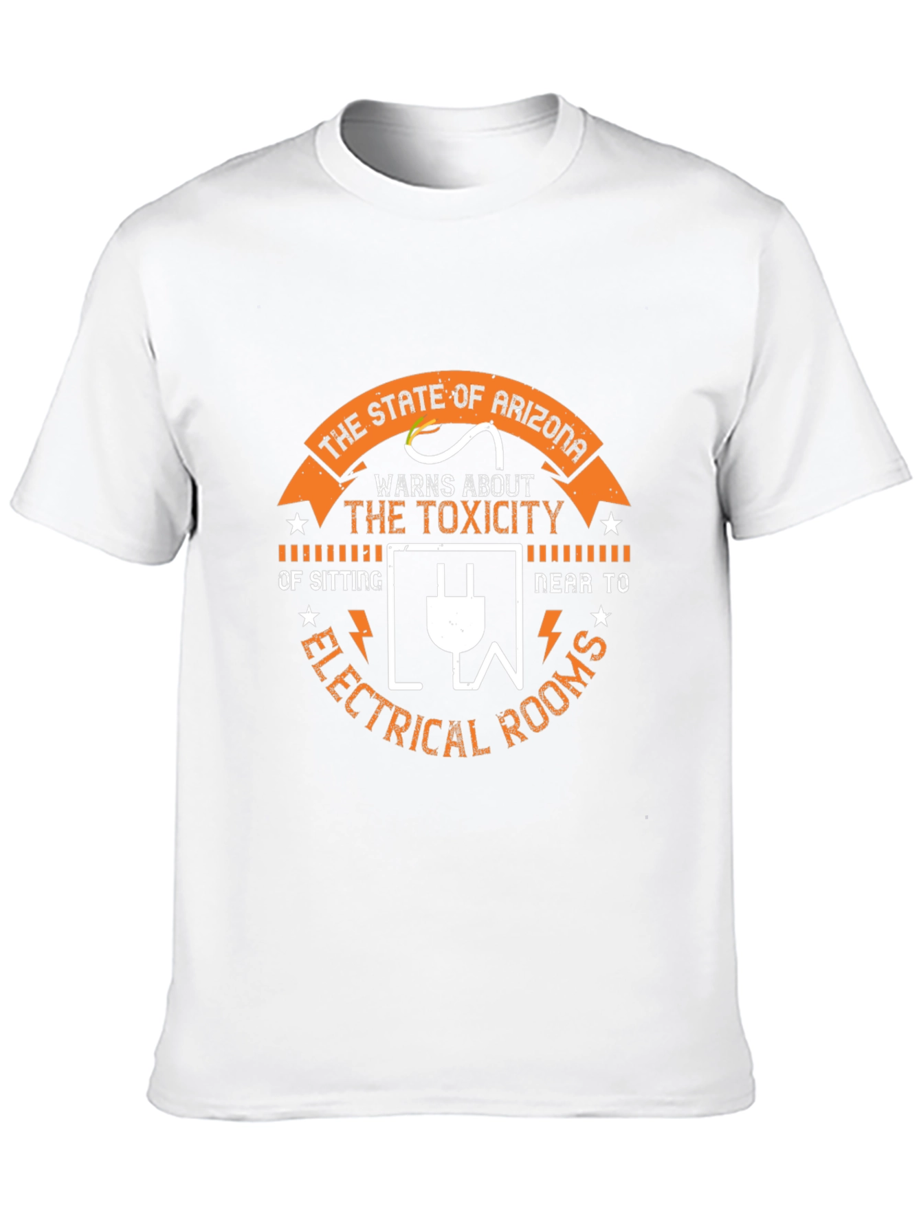 Black Arizona Electrical Rooms T-Shirt view 10