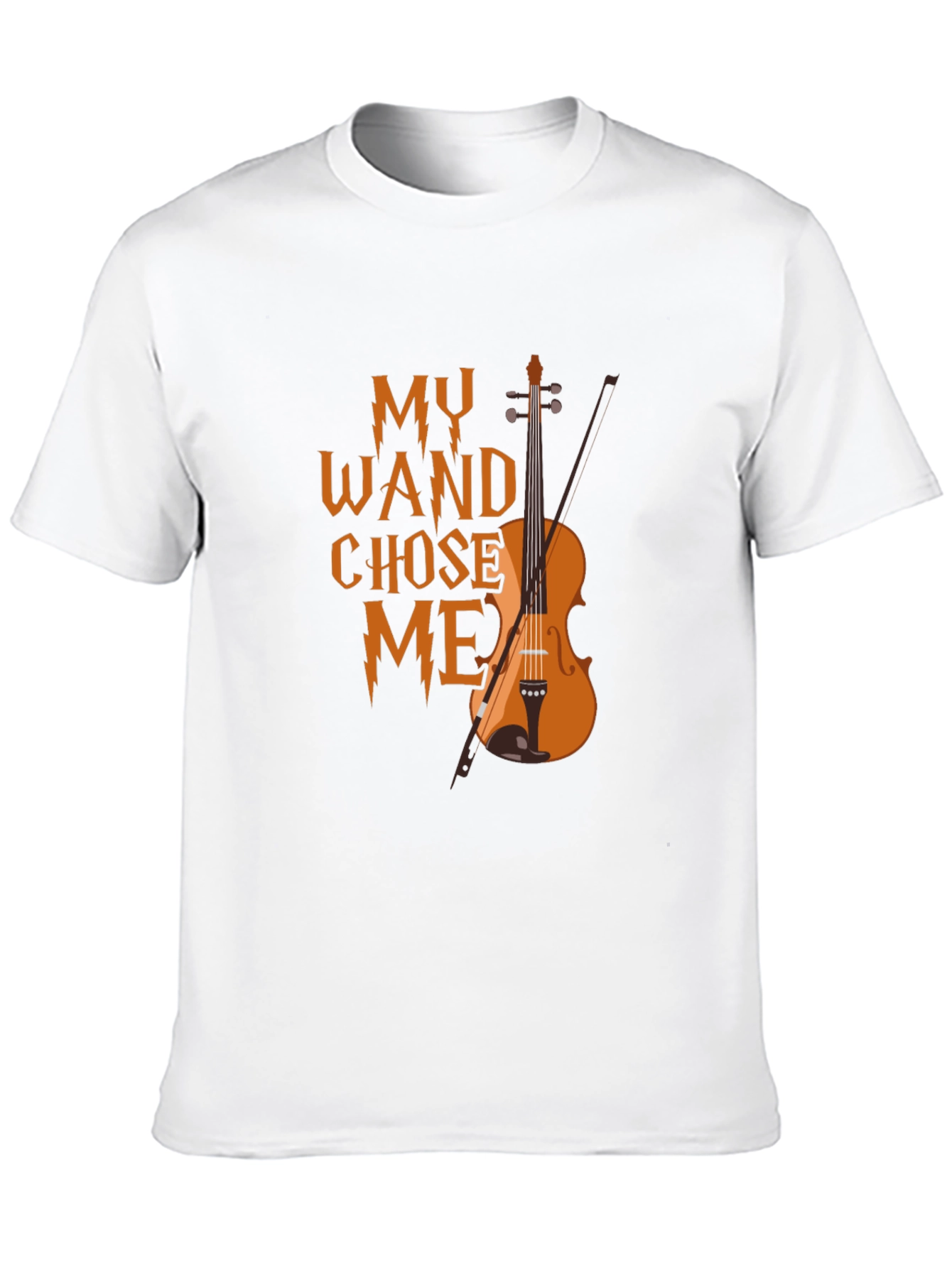 Black My Wand Chose Me Violin T-Shirt view 10