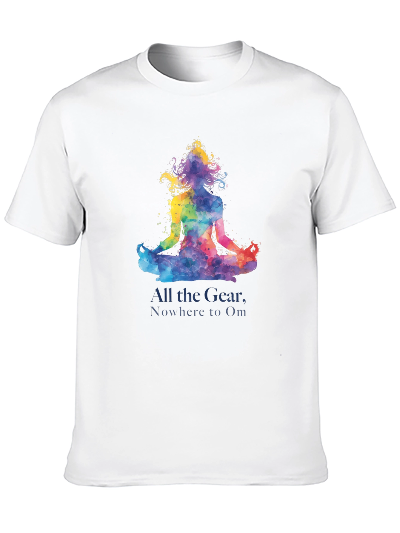 Black Zen Yoga T-Shirt - All the Gear, Nowhere to Om view 10