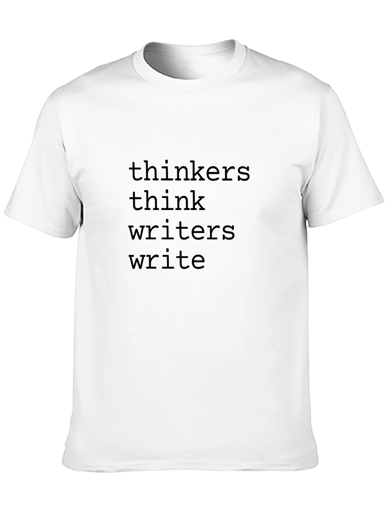Black Thinkers Think, Writers Write Graphic Tee view 10