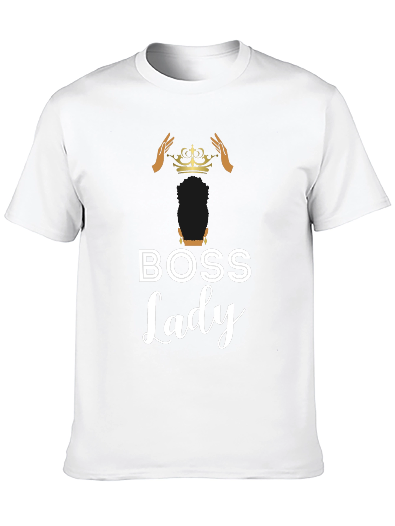 Black Boss Lady Graphic Tee - Black view 10
