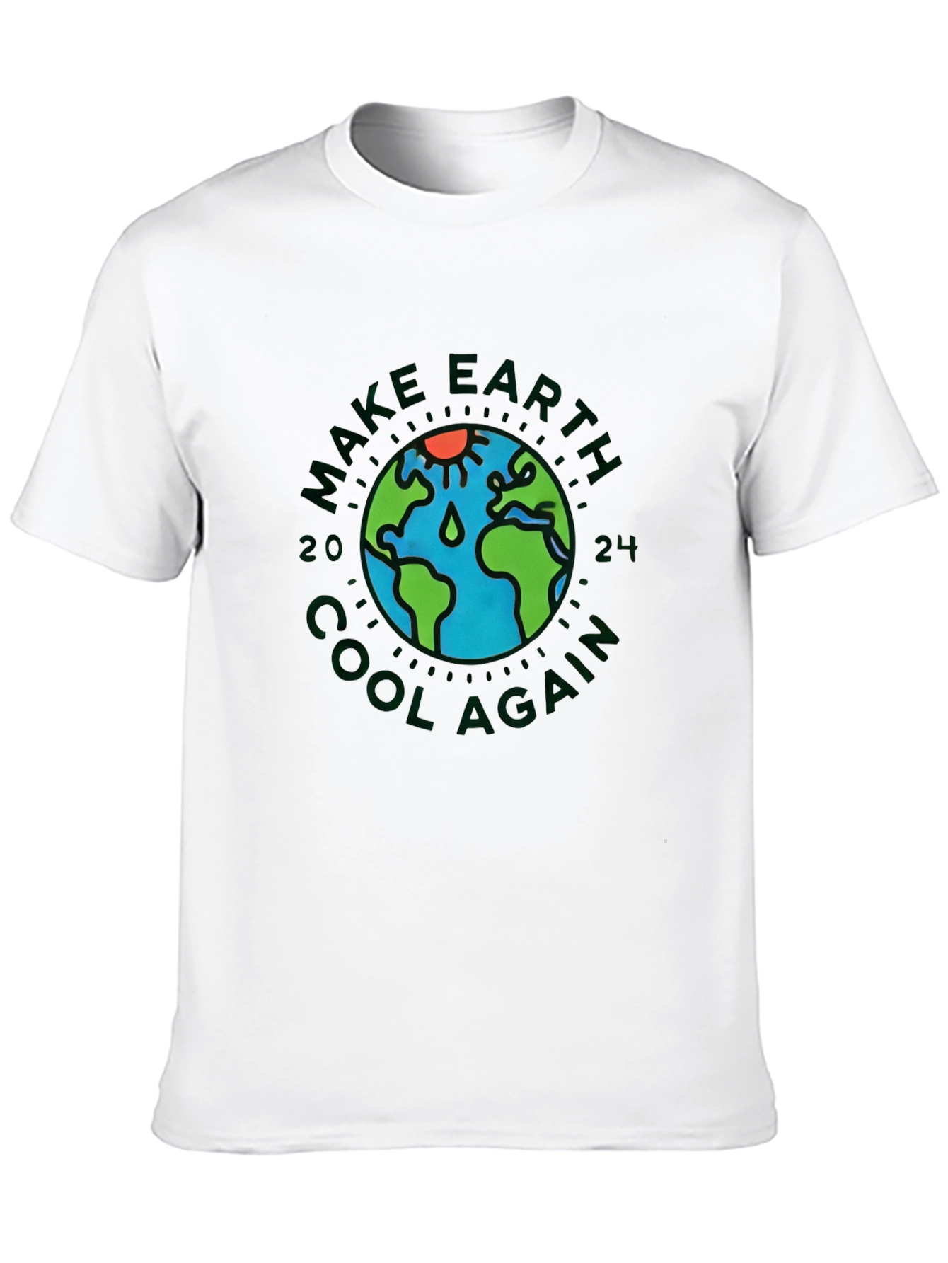 Black Cool Earth Graphic Tee view 10