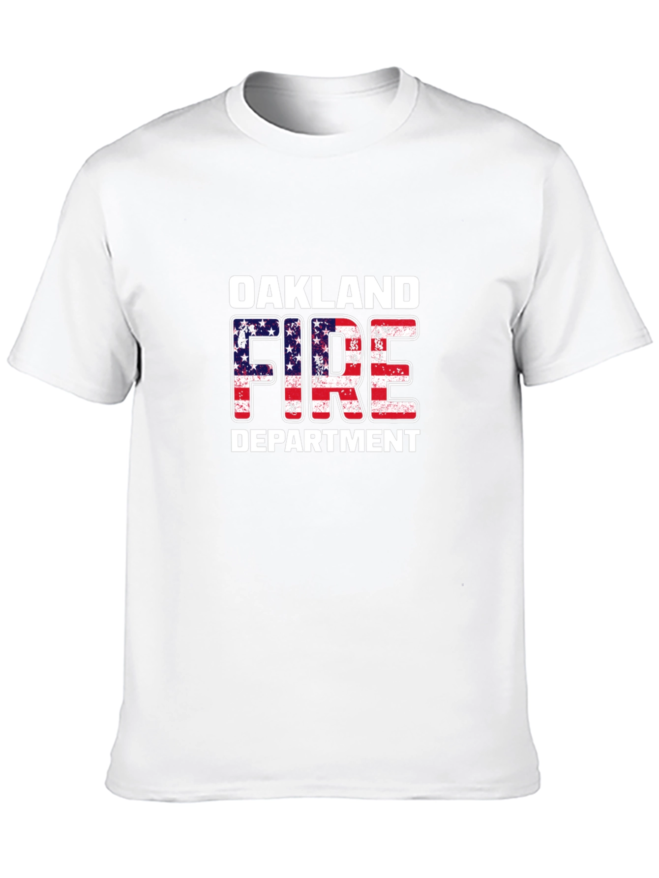 Black Oakland Fire Department T-Shirt view 10