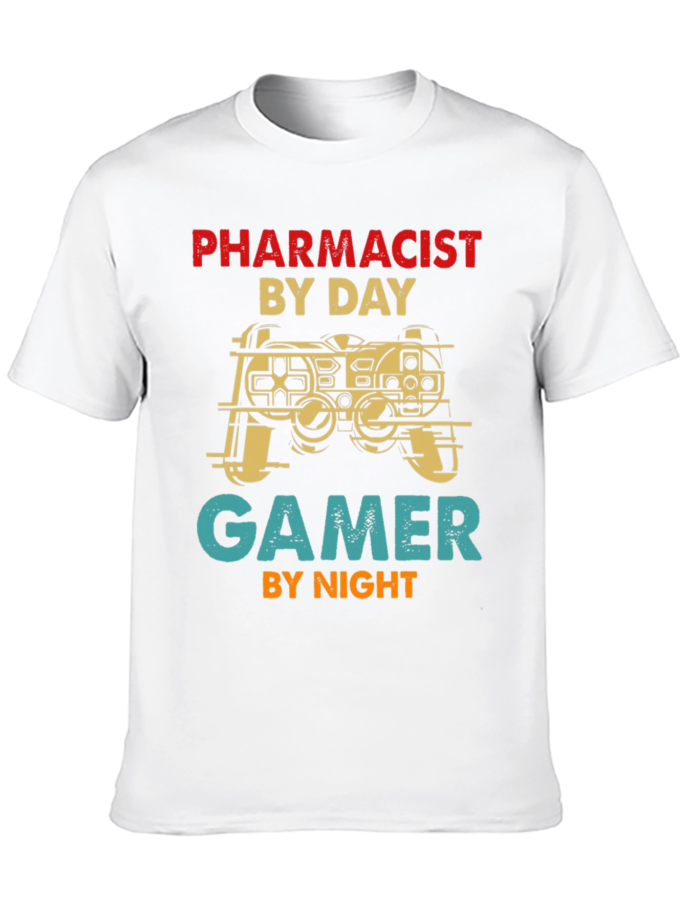 Black Pharmacist Gamer T-Shirt - Novelty Apparel view 10