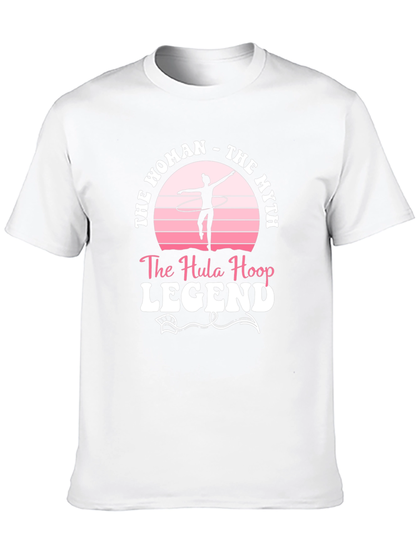 Black Hula Hoop Legend T-Shirt - The Woman, The Myth! view 10