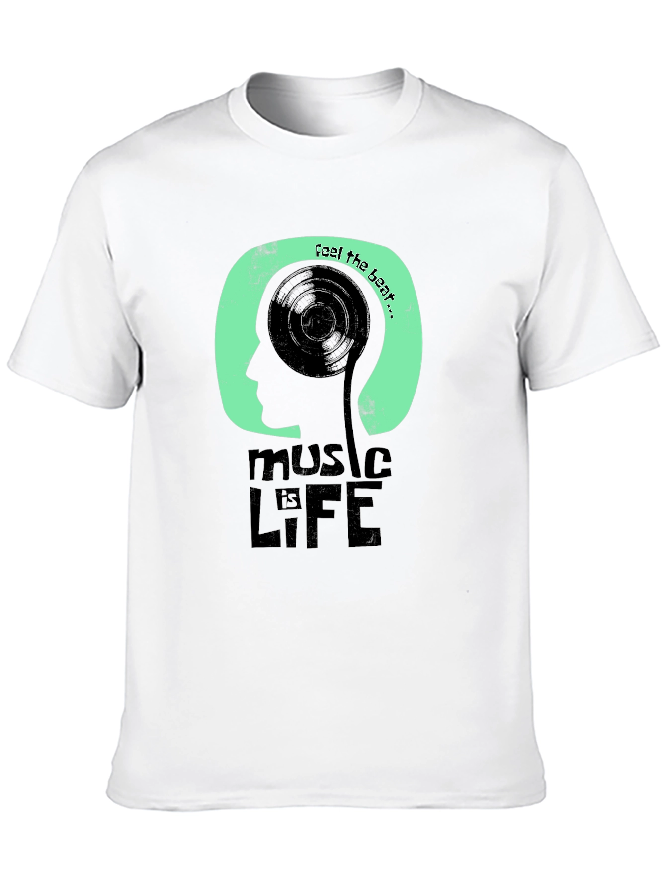 Black Music is Life Graphic T-Shirt view 10