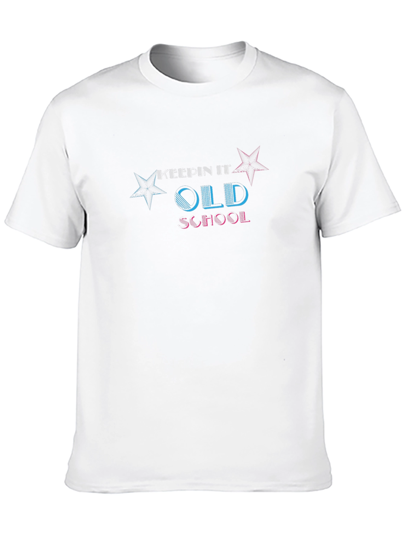 Black Keepin' it Old School Graphic Tee - Retro Style view 10