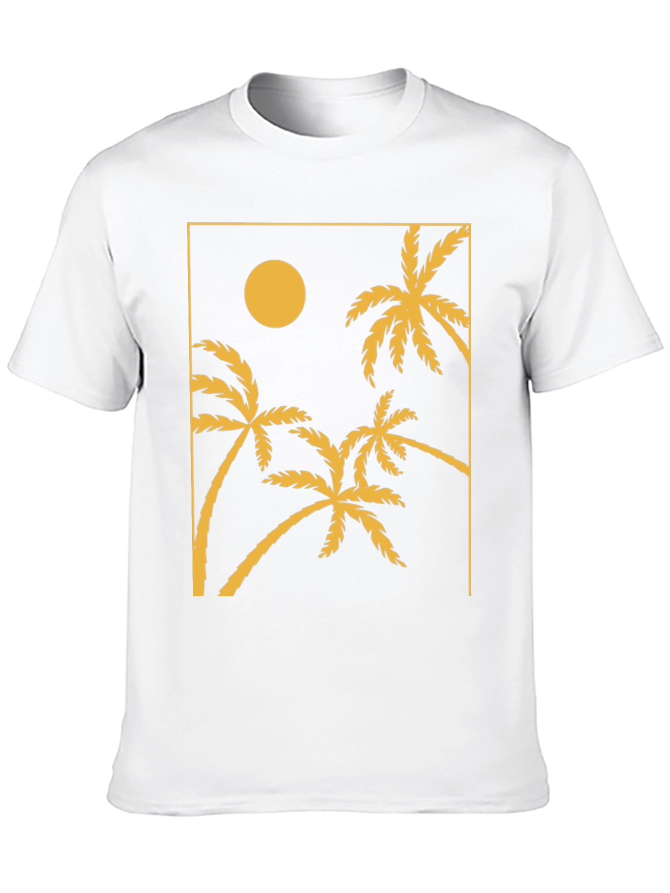Black Palm Tree Graphic Tee - Tropical Vibes view 10