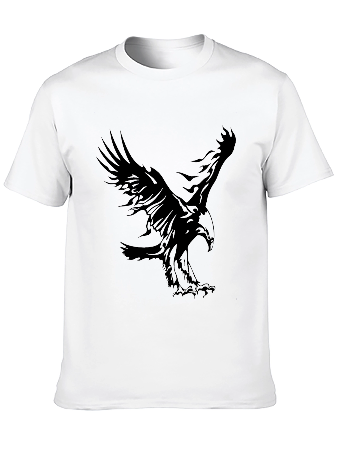 Black Men's Black Eagle Graphic Tee view 10