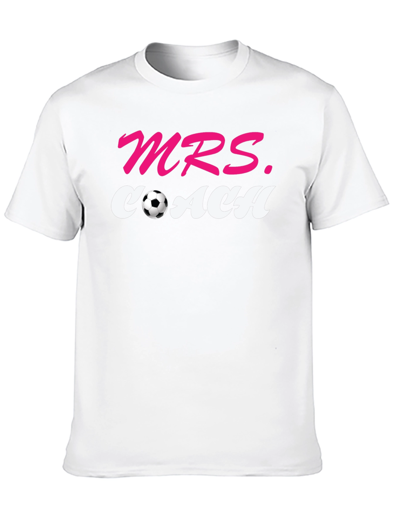 Black Mrs. Coach Soccer T-Shirt - Women's Sports Tee view 10