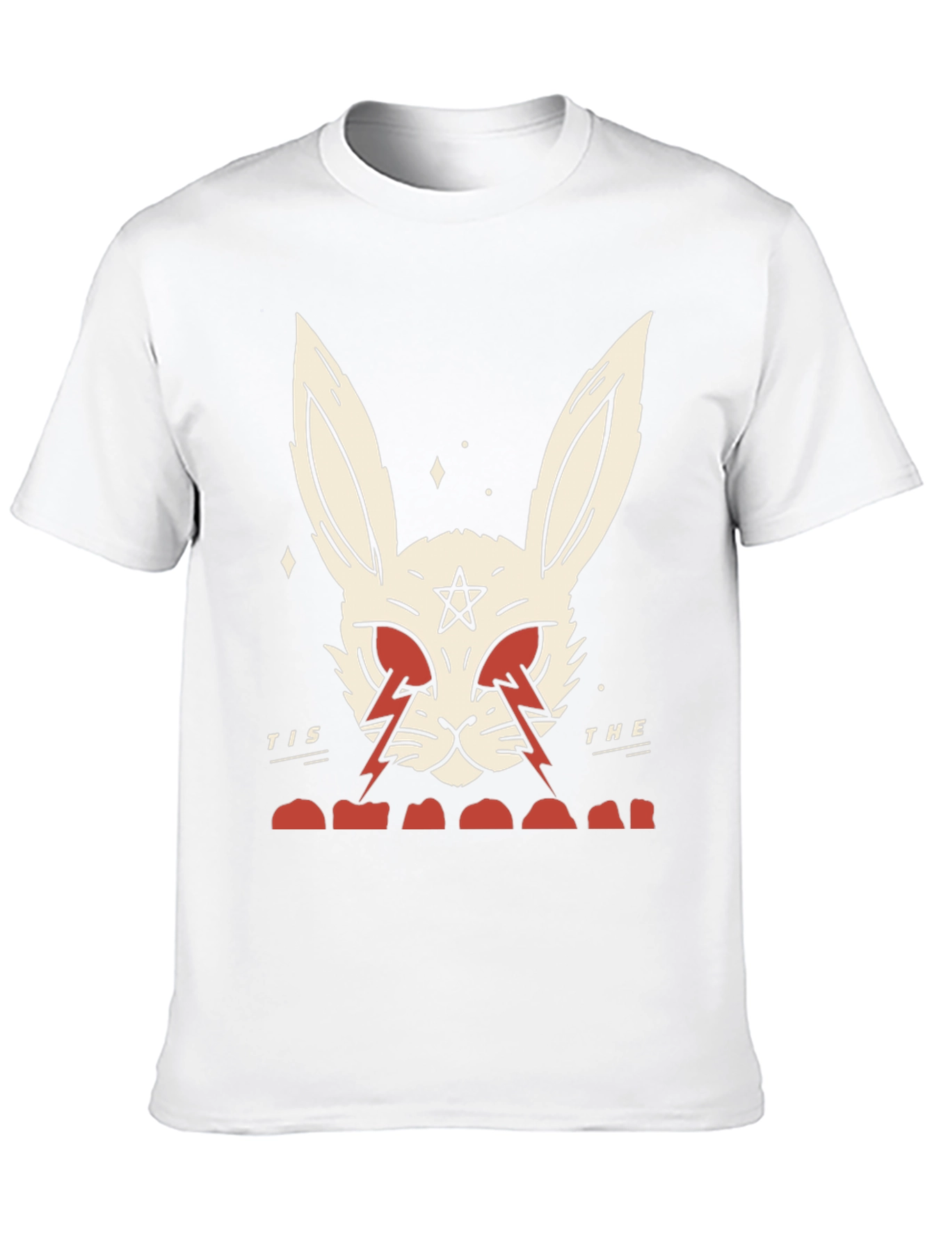 Black Occult Rabbit Graphic Tee view 10