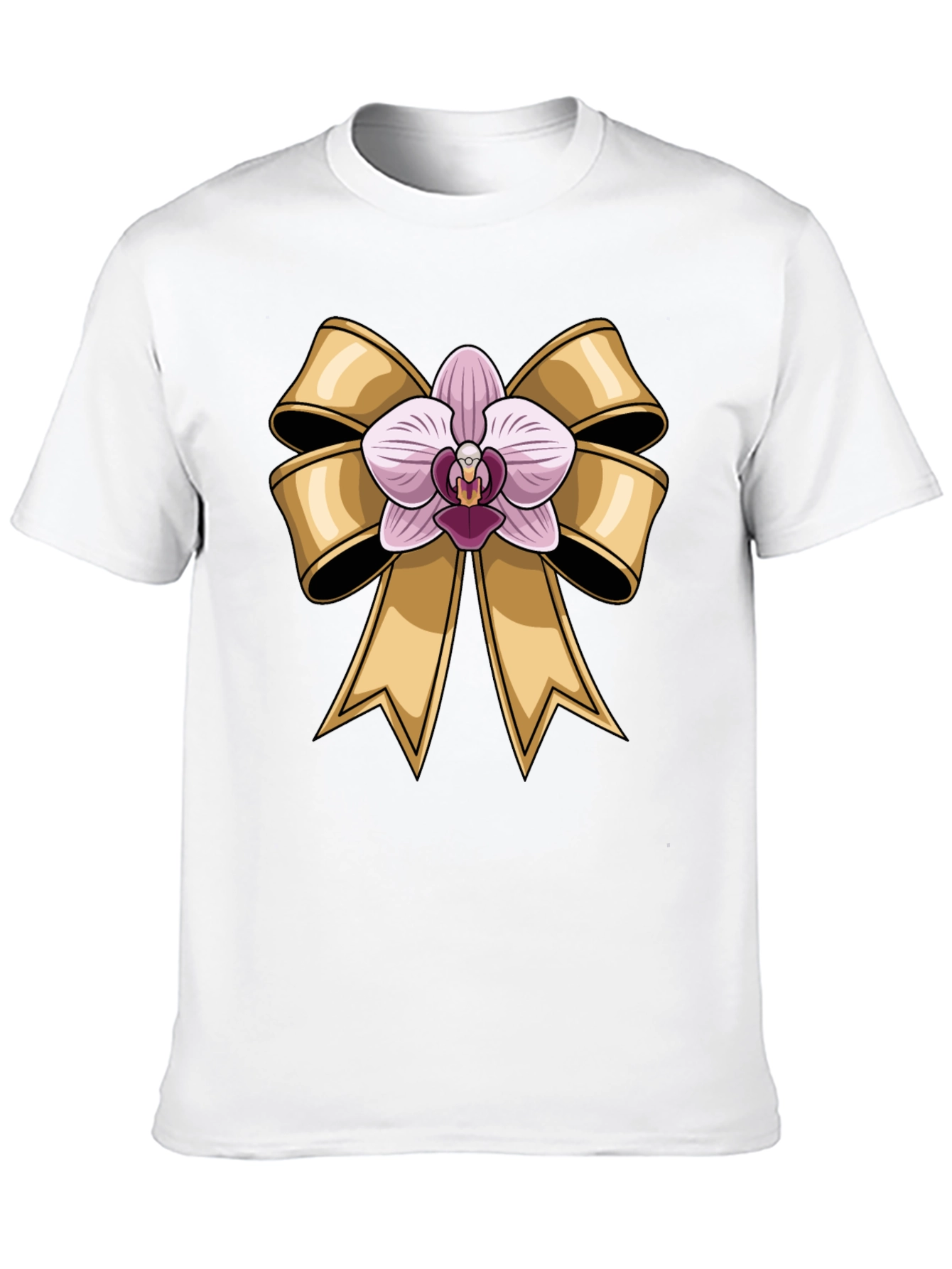 Black Orchid Bow Black T-Shirt view 10