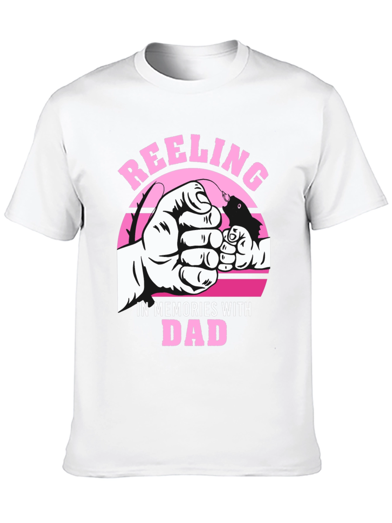Black Reeling in Memories with Dad T-Shirt view 10