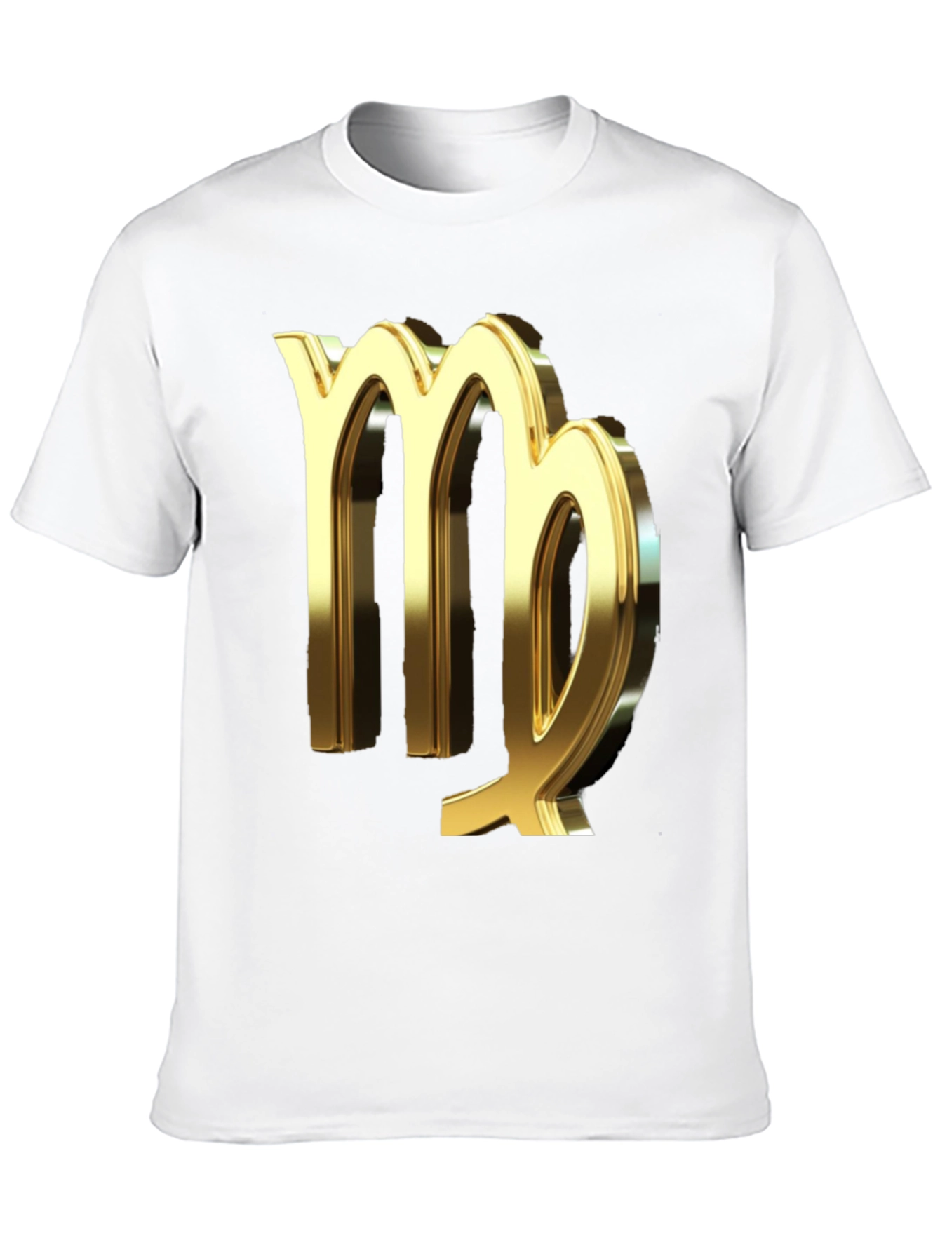 Black Zodiac Virgo Symbol T-Shirt view 10