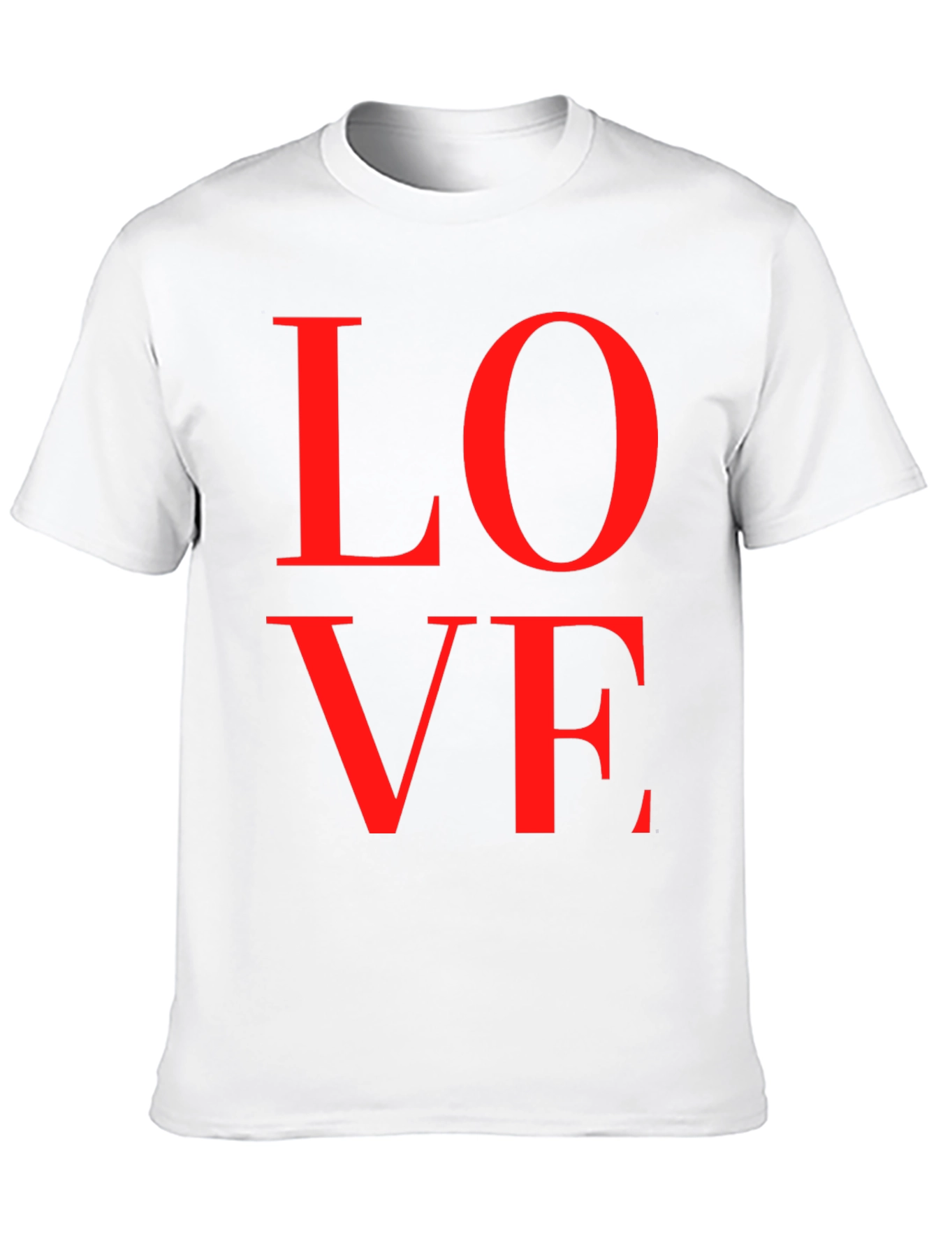 Black Love Tee - Red Letters on Black view 10