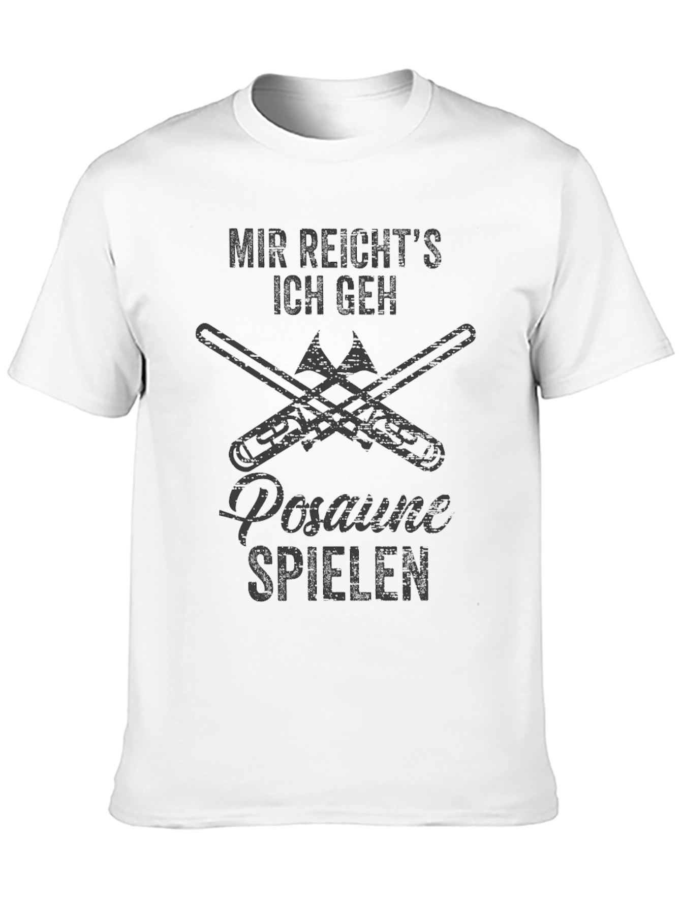 Black Mir Reichts Ich Geh Posaune Spielen T-Shirt view 10