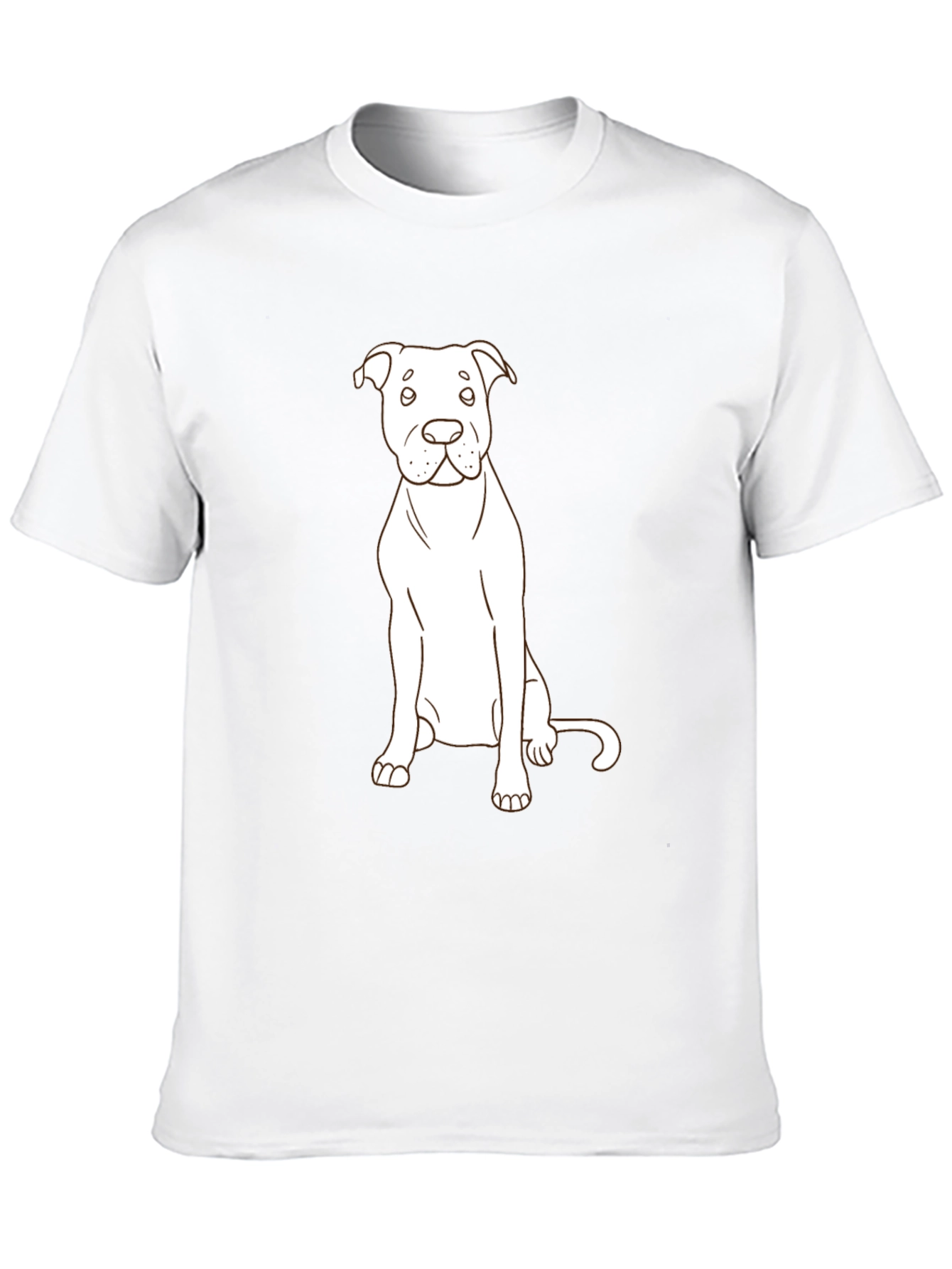 Black Dog Lover's Tee: Minimalist Pup Design view 10