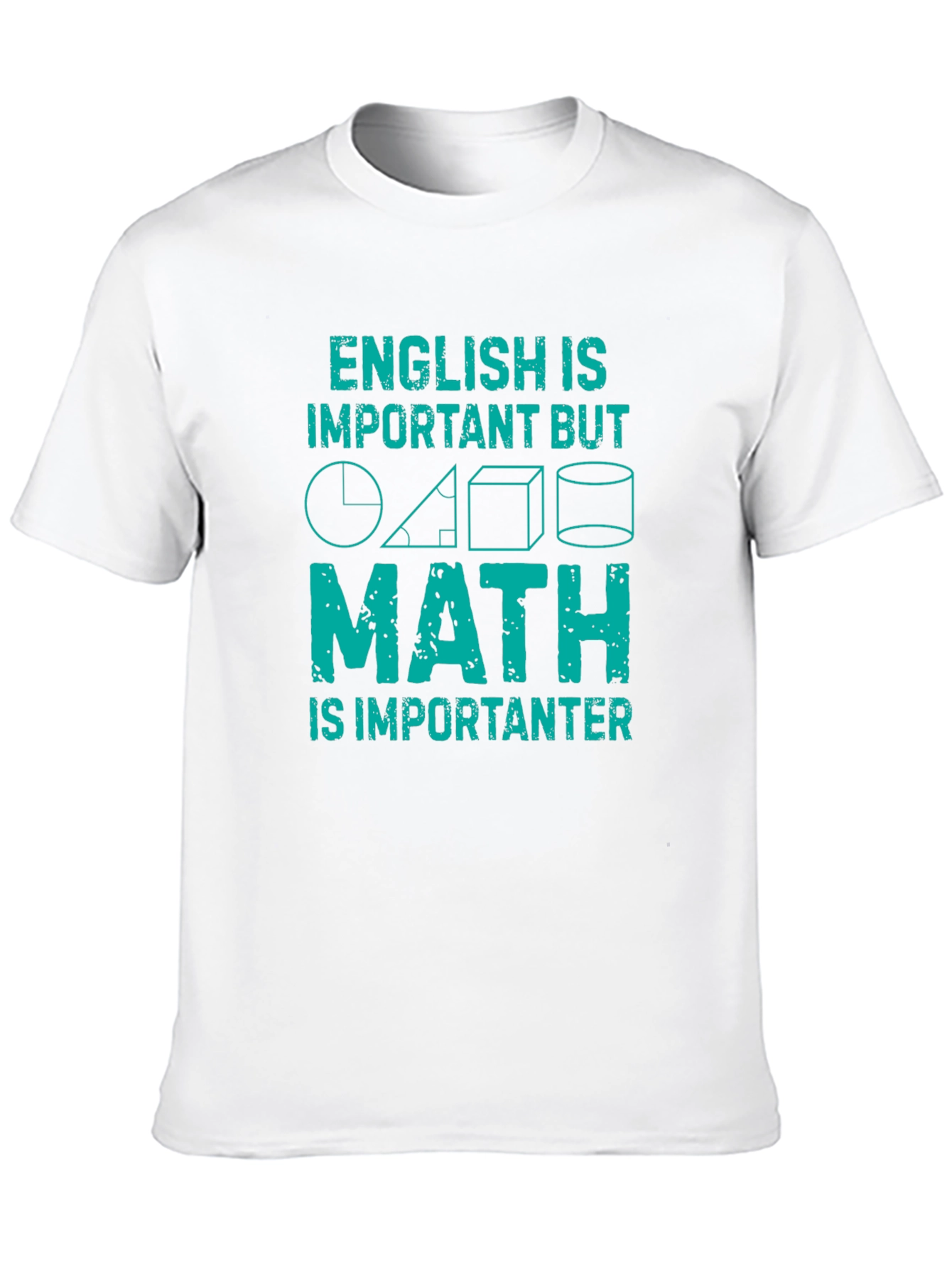 Black Math is Importanter T-Shirt - Funny Math Lover Tee view 10