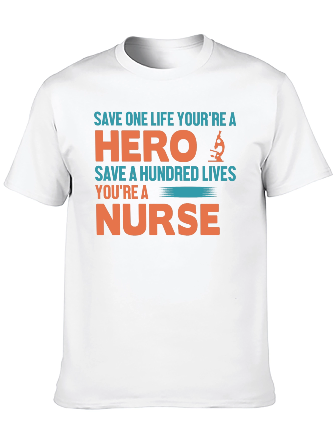 Black Nurse Hero T-Shirt - Save Lives view 10