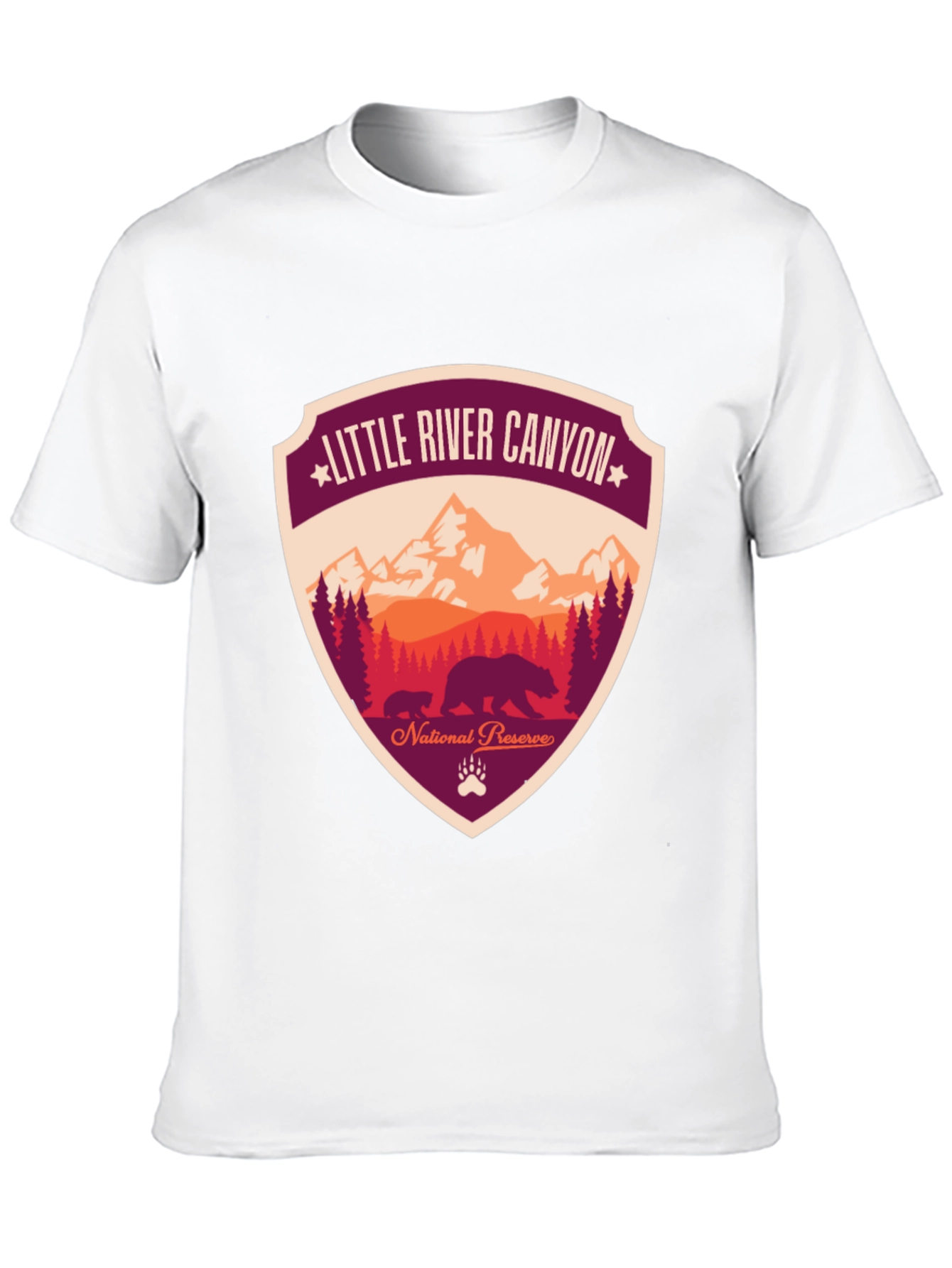 Black Little River Canyon National Reserve T-Shirt view 10