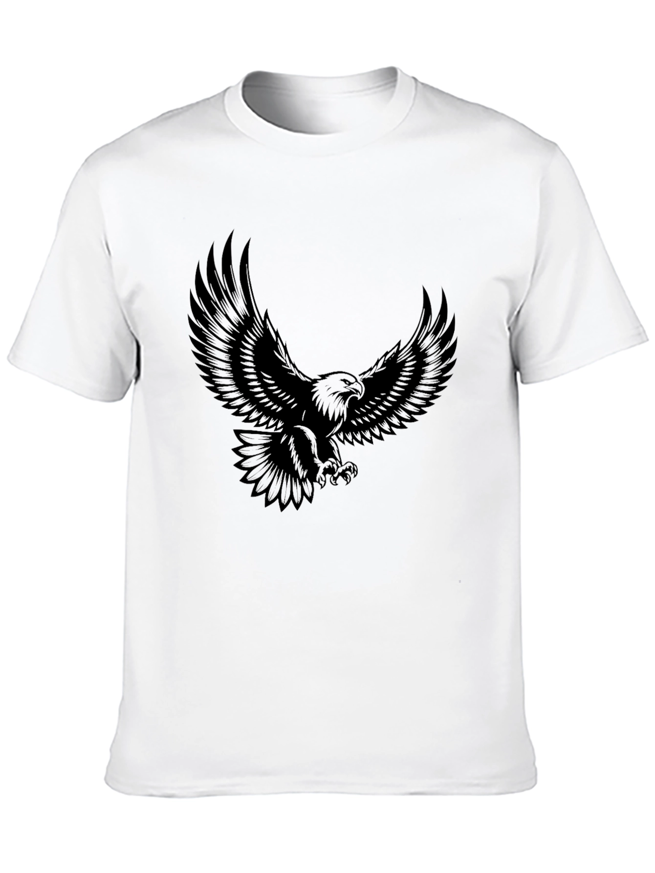 Black Black Eagle Graphic T-Shirt - Men's Fashion view 10