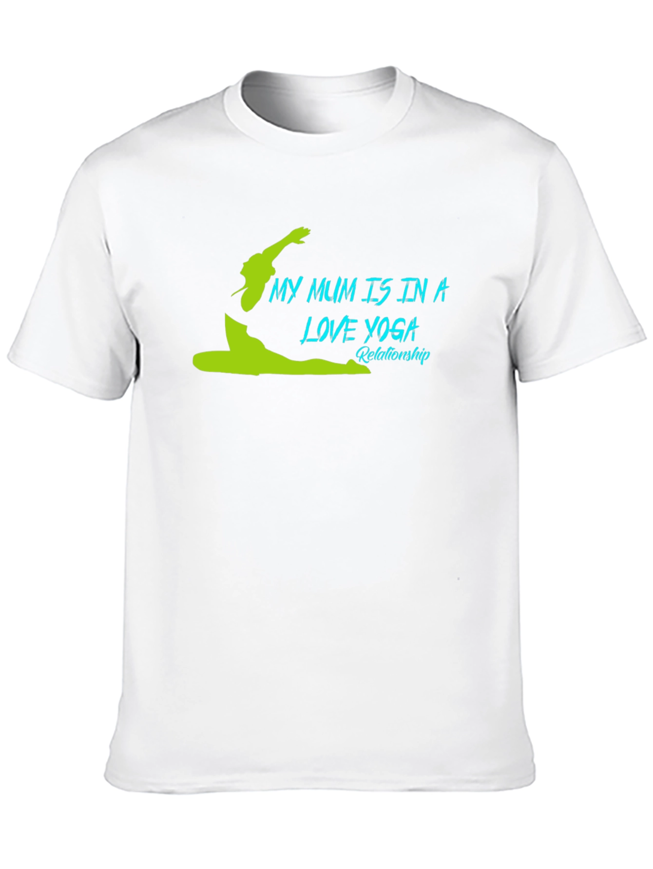 Black Yoga Mum Black T-Shirt view 10